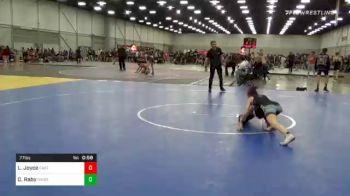 77 lbs Consolation - Laz Joyce, East Coast Bandits vs Dakota Raby, Wagoner Heat