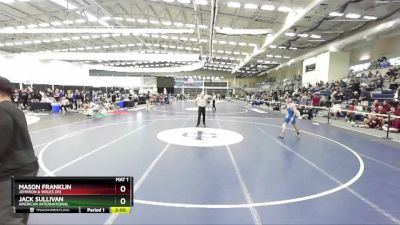 125 lbs Champ. Round 1 - Mason Franklin, Johnson & Wales (RI) vs Jack Sullivan, American International