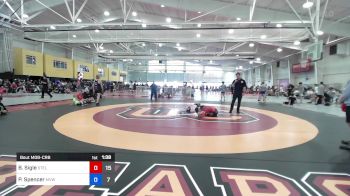 57 kg Final - BRAYDEN Sigle, Steller Trained Nihilus vs Peyton Spencer, Mohawk Valley WC HS