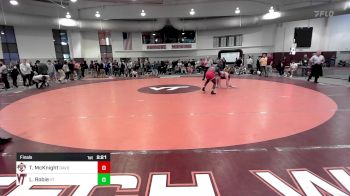 149 lbs Final - Tyler-Xavier McKnight, Davidson vs Luke Robie, Virginia Tech