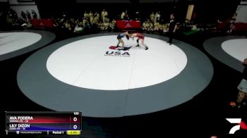 105 lbs Round 4 (16 Team) - Ava Fodera, SDIKWA-FR vs Lily Dizon, SJWA-FR