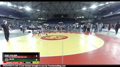 143 lbs Cons. Round 3 - Vita Silva, NWWC vs Zoey Pulver, Takedown Express Wrestling Club