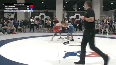 75 kg Cons. Quarters - Nolen Baker, Legend Wrestling vs Terriel Cooke, Spartan RTC@LHP