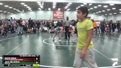 97 lbs Quarterfinal - Gavin Ennis, Scanlan Wrestling Academy vs Jack Delacruz, Nova WC