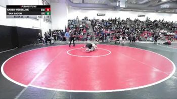 126 lbs Champ. Round 1 - Ian Bacon, Vista Peak vs Caden Wesselink, Central-GJ