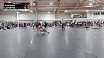 100 lbs Cons. Round 7 - Abi Forsythe, Delaware Hayes vs Katie Rowles, Jay County