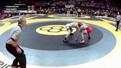 D2-120 lbs Cons. Semi - Caden Mellott, Wapakoneta vs Josh Sheets, Col. DeSales