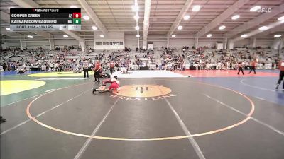 106 lbs Consi Of 32 #2 - Cooper Green, AZ vs Kai Napadow Baquero, MA