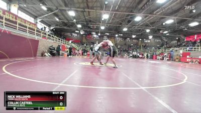 285 lbs 5th Place Match - Nick Williams, Terre Haute South vs Collin Casteel, Evansville Reitz