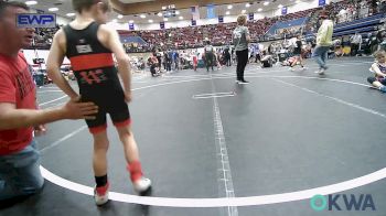 52 lbs Semifinal - Charlie Gastineau, Westmoore Wrestling vs Baker James, Blaine County Grapplers