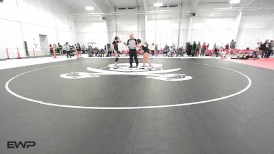 126 lbs Rr Rnd 1 - Abby Tabor, Sand Springs JH Girls vs Piper Weaver, Cushing Girls