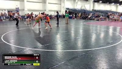 285 lbs Semis & 1st Wrestleback (8 Team) - Liam Higgins, Wellington vs Brodie Slou, Oswego High School