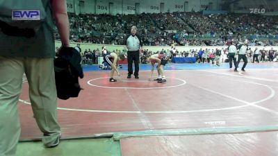 88 lbs Consi Of 32 #2 - Johnny Ashcroft, Locust Grove Wrestling vs Donovan Kossman, Enid Junior High