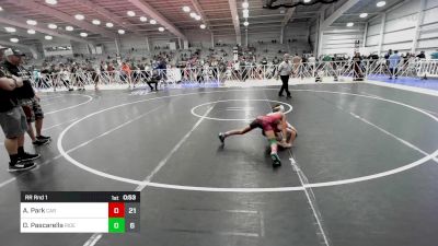 75 lbs Rr Rnd 1 - Andersen Park, Cali Red vs Owen Pascarella, Ride Out Wrestling Club Blue