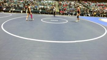 135 lbs Round Of 16 - Keira Kohler, Wasatch vs Stella Chatman, Crook County