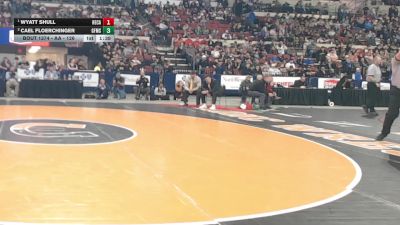 AA - 126 lbs 1st Place Match - Wyatt Shull, Helena Capital vs Cael Floerchinger, Great Falls / MSDB