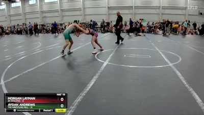 120 lbs Round 3 (4 Team) - Morgan Layman, 84 Athletes vs Aydan Andrews, The Wrestling Mill