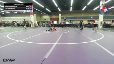 80 lbs Consolation - Noah Calderon, Gracie Barra Westchase Wrestling Club vs Arashk Totti, Star Wrestling Club