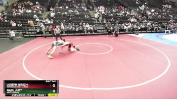 168 lbs Champ. Round 3 - Joseph Hirschi, Hurricane High School vs Nash Judy, West Jordan