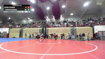 113 lbs Cons. Round 4 - Carter Shegog, Angola vs Jacob Powers, Crown Point