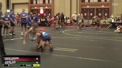 85 lbs Quarterfinals (8 Team) - Lucas Cooper, SVRWC Silver vs Justin Jani, Shore Thing