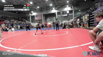 74 lbs Rr Rnd 3 - Skylar Tice, Sperry Wrestling Club vs Karsyn Dixon, Mannford Pirate Youth Wrestling