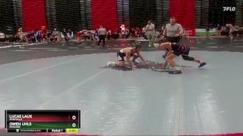 141 lbs Semifinal - Lucas Laux, Maryville vs Owen Uhls, Missouri