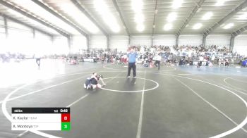 46 lbs Semifinal - Kashton Kaylor, Team Aggresion vs Asher Montoya, Top Rank