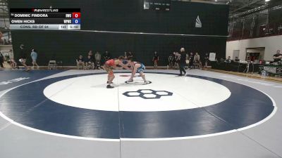 74 kg Cons. Rd Of 64 - Dominic Findora, Dragon Wrestling Club vs Owen Hicks, West Point Wrestling Club