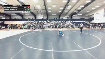 184 lbs Finals (2 Team) - Mathew Gummere, Case Western vs Xavier Pommells, Ithaca