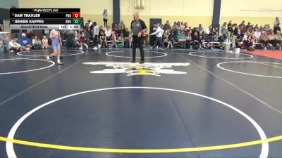 65 lbs Quarterfinal - Jensen Kappes, Bison Wrestling Club vs Sam Traxler, Pinnacle Wrestling Club