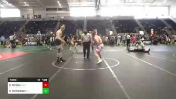 160 lbs Consi Of 16 #2 - Dylan Straley, Inwtc vs Hunter Richardson, All American Training Center