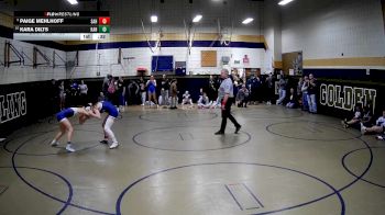 130 lbs Cons. Round 2 - Kara Dilts, Kiski Area Hs vs Paige Mehlhoff, Shaler Area Hs