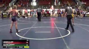 108 lbs Round 3 (4 Team) - Blayne Crance, Branch County vs Jayson Clark, Michigan Mafia