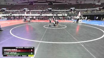 Rookie K-2 60 Cons. Round 2 - Hendrix Kimble, Williamsburg Wrestling Club vs Tyson Linville, Smithfield Youth Wrestling