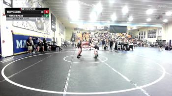 157 lbs Champ. Round 3 - Adam Salas, Los Alamitos vs Toby Lucas, Huntington Beach