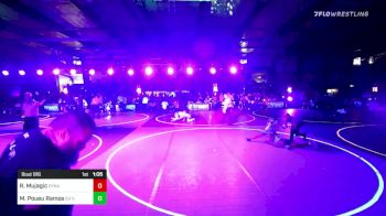 98 lbs Semifinal - Richard Mujagic, Dynasty WC vs Maliah Poueu Ramos, Outlaws