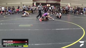 135 lbs Round 3 (6 Team) - Chase Krantz, Team Gotcha vs Brady Ritter, Untouchables Black