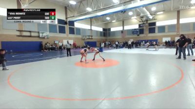 115lbs Cons. Round 8 - Lily Feist, Tahoma (Girls) vs Eva Reinitz, Centralia (Girls)