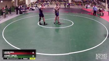 157 lbs Cons. Round 1 - Jacob Hall, White Pine vs Sydney Sibley, Coral Academy - North