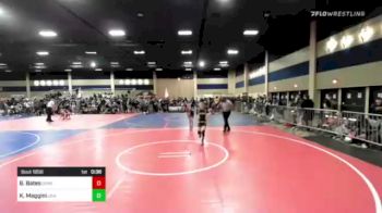 88 lbs Consi Of 8 #2 - Brett Bates, Dominate WC vs Kaiya Maggini, USA Gold