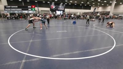 190 lbs Champ. Rd Of 16 - Cody Savage, Ranger 47 Wrestling Club vs Caleb Christensen, Moen Wrestling Academy