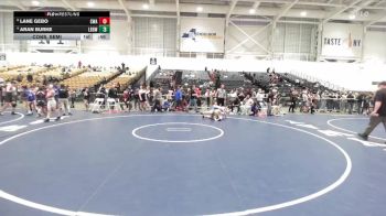 155 lbs Cons. Semi - Aran Burke, Long Beach Gladiators Wrestling vs Lane Gebo, Carthage Wrestling Association