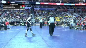 2A-106 lbs Champ. Round 1 - Paxton Redenius, Clarion-Goldfield-Dows vs Brennan Jacobs, Greene County