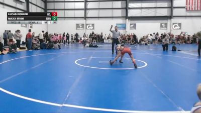 70 lbs Round 1 (6 Team) - Lucas Kohler, NC LEGEND vs Maxx Irvin, EASTERN CAROLINA WRESTLING ACADEMY