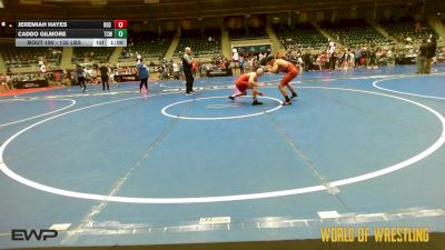 135 lbs 3rd Place - Jeremiah Hayes, Red Cobra Westling Academy vs Caddo Gilmore, Team Conquer Wrestling