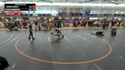 132 lbs Champ. Round 3 - Devan Garcia, Unattached vs Chase Morrison, Unattached