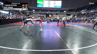 7A 165 lbs Semifinal - Charlie Buttiker, Hewitt-Trussville vs Kody Sigmon, Enterprise HS