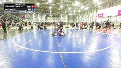 115 lbs Quarters - Arabella Chapman, Mat Demon Wrestling Club vs Rylee Goetz, ACH Wrestling Club