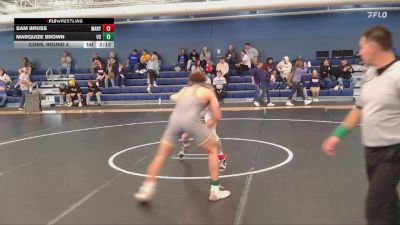 184 lbs Cons. Round 4 - Marquize Brown, Vanguard vs Sam Bruss, Mary